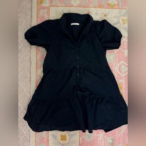 Abercrombie & Fitch black Button-Up dress